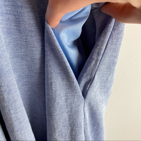 HUTCH Anthropologie Dress Light Blue Pockets Large - Picture 9 of 15